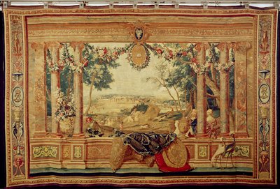 The Month of June Chateau of Fontainebleau, from the series of tapestries 